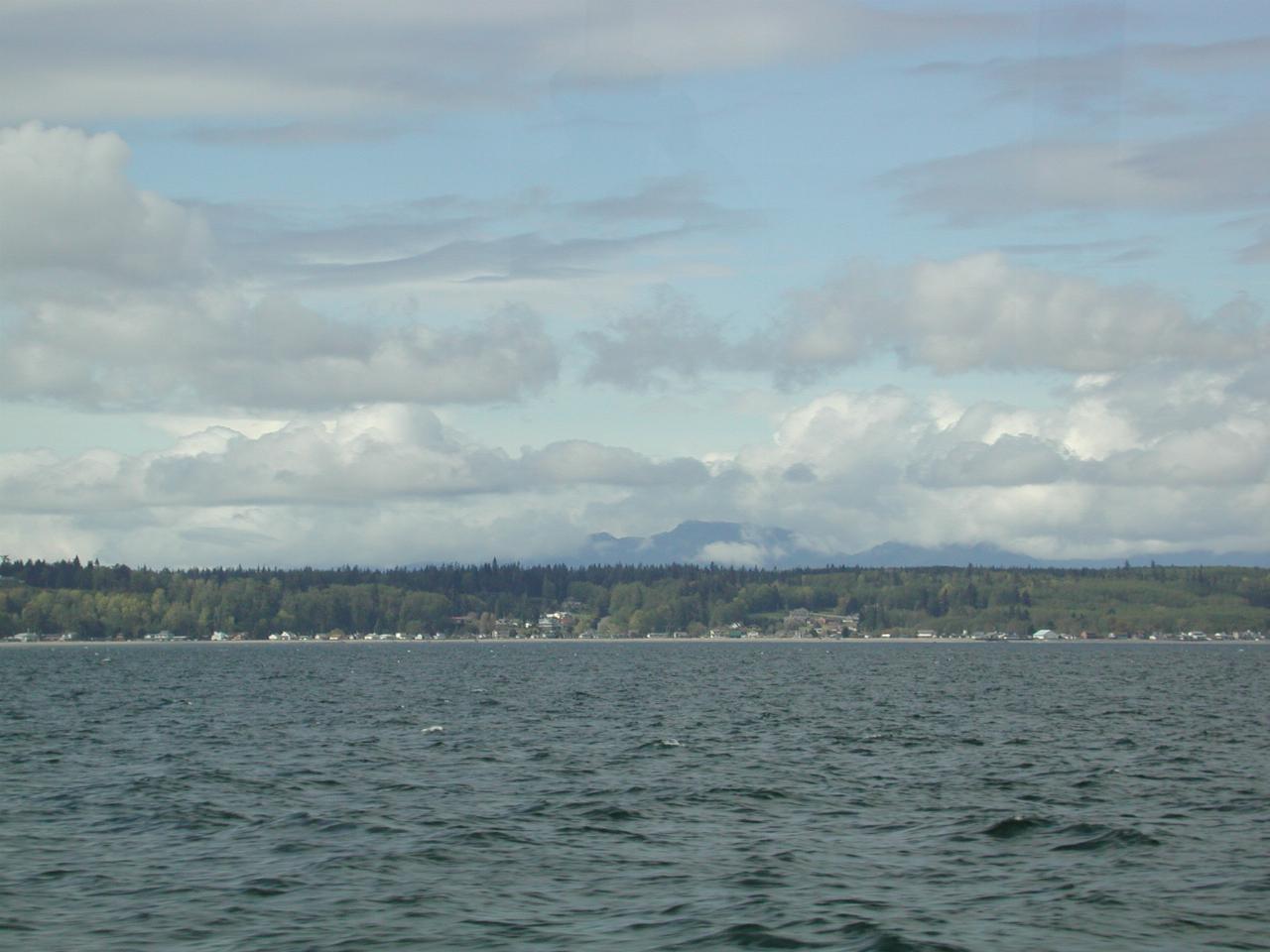 Near Kingston, looking west towards Olympic Mountains