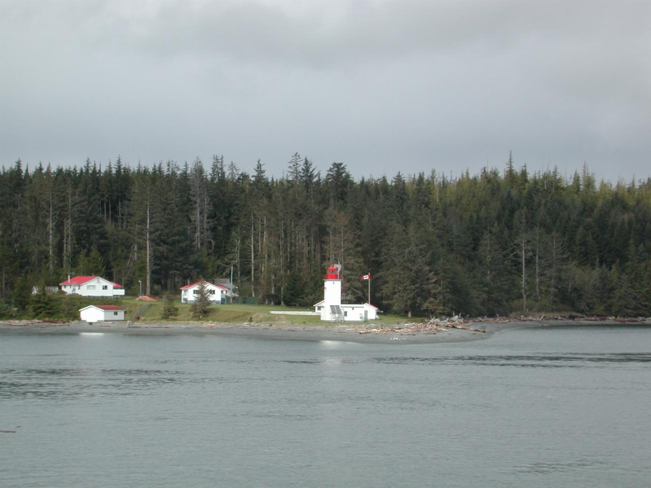 Lighthouse at northern end of Malcolm Island, BC