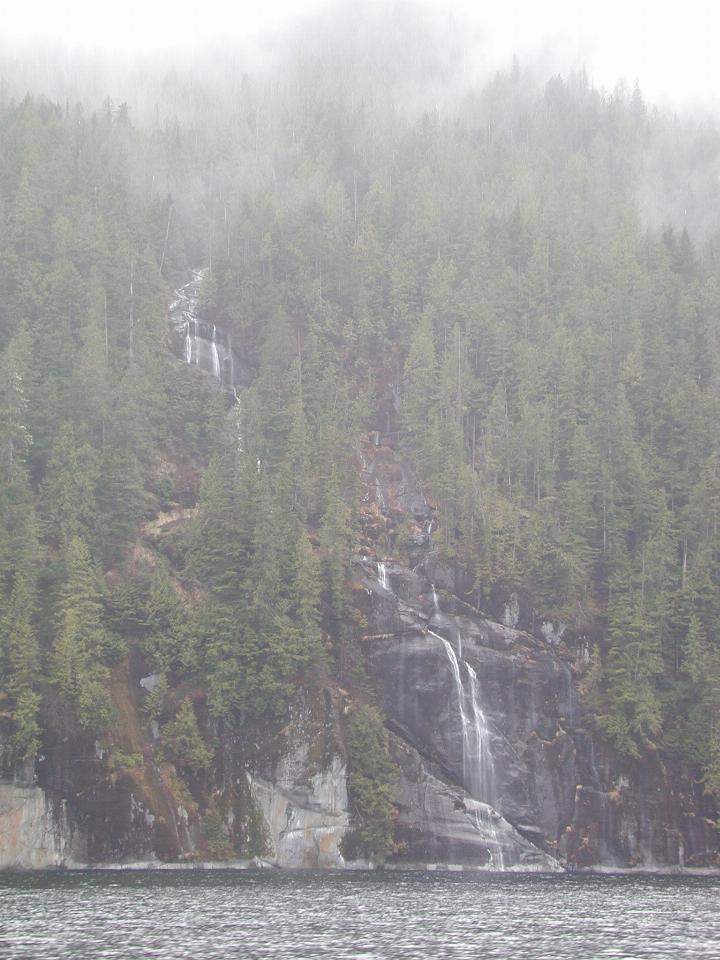 Another waterfall along Royal Channel, BC