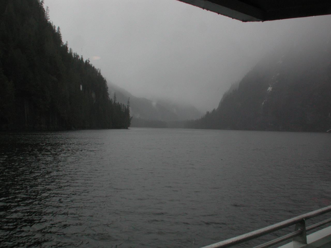 Misty Fjords National Monument, Alaska, in Burroughs Bay for lunch stop