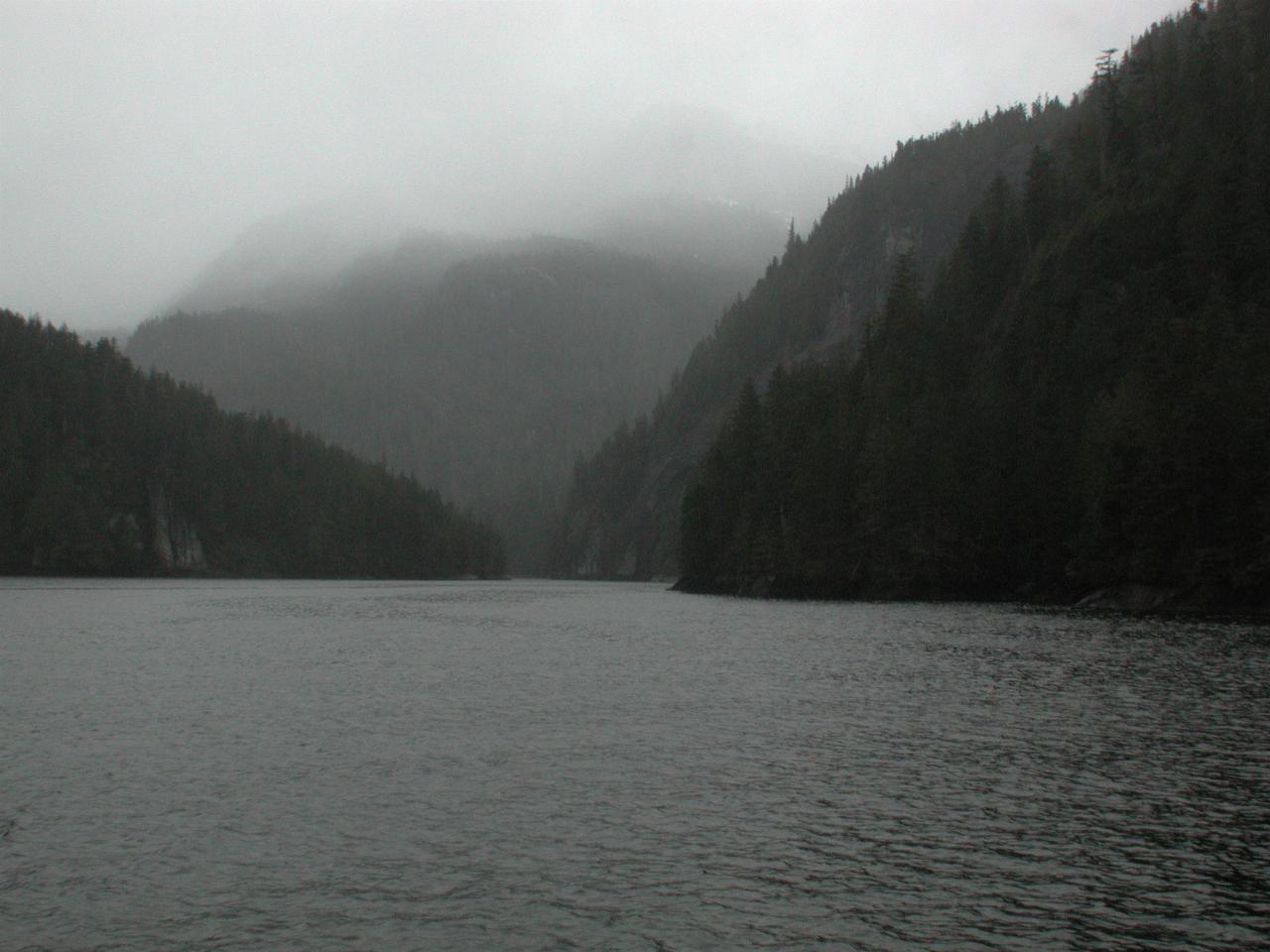 Misty Fjords National Monument, Alaska, in Burroughs Bay for lunch stop