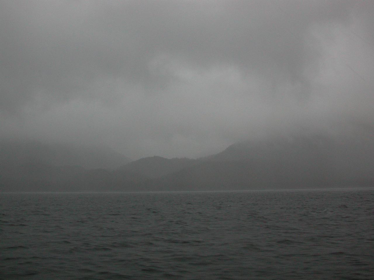 Stormy weather, a little north of Ketchikan in Clarence Channel
