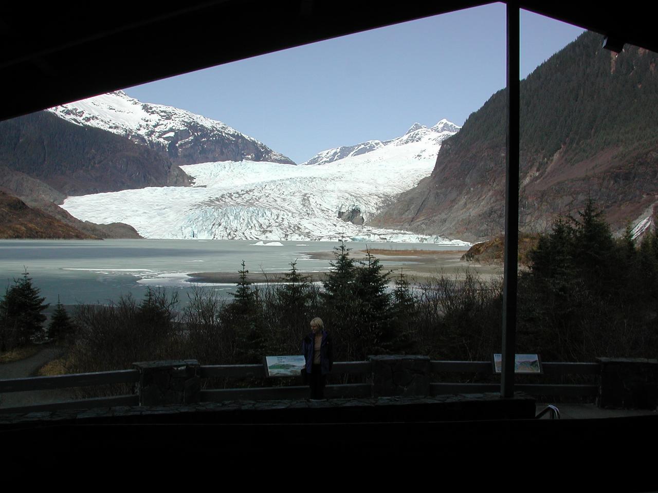 Mendenhall Glacier, just outside Juneau