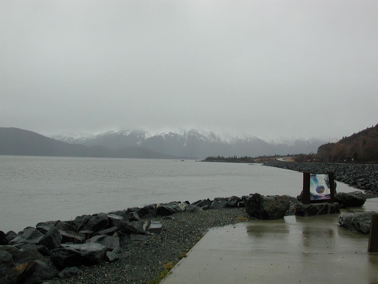 Turnagain Arm of Cook Inlet, south of Anchorage, headed towards Seward