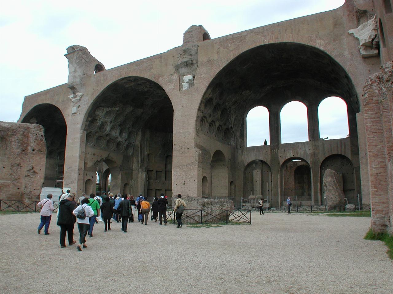 Remains of Basilica of Maxentius