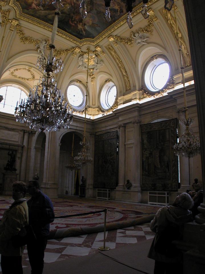 Views inside Royal Palace, Madrid