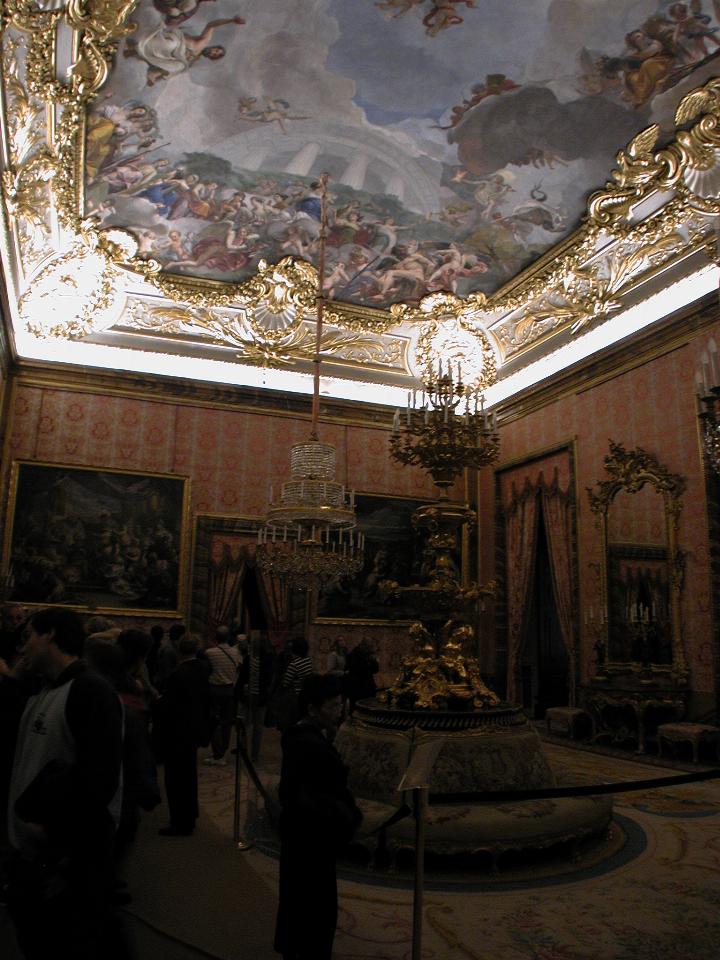 Views inside Royal Palace, Madrid