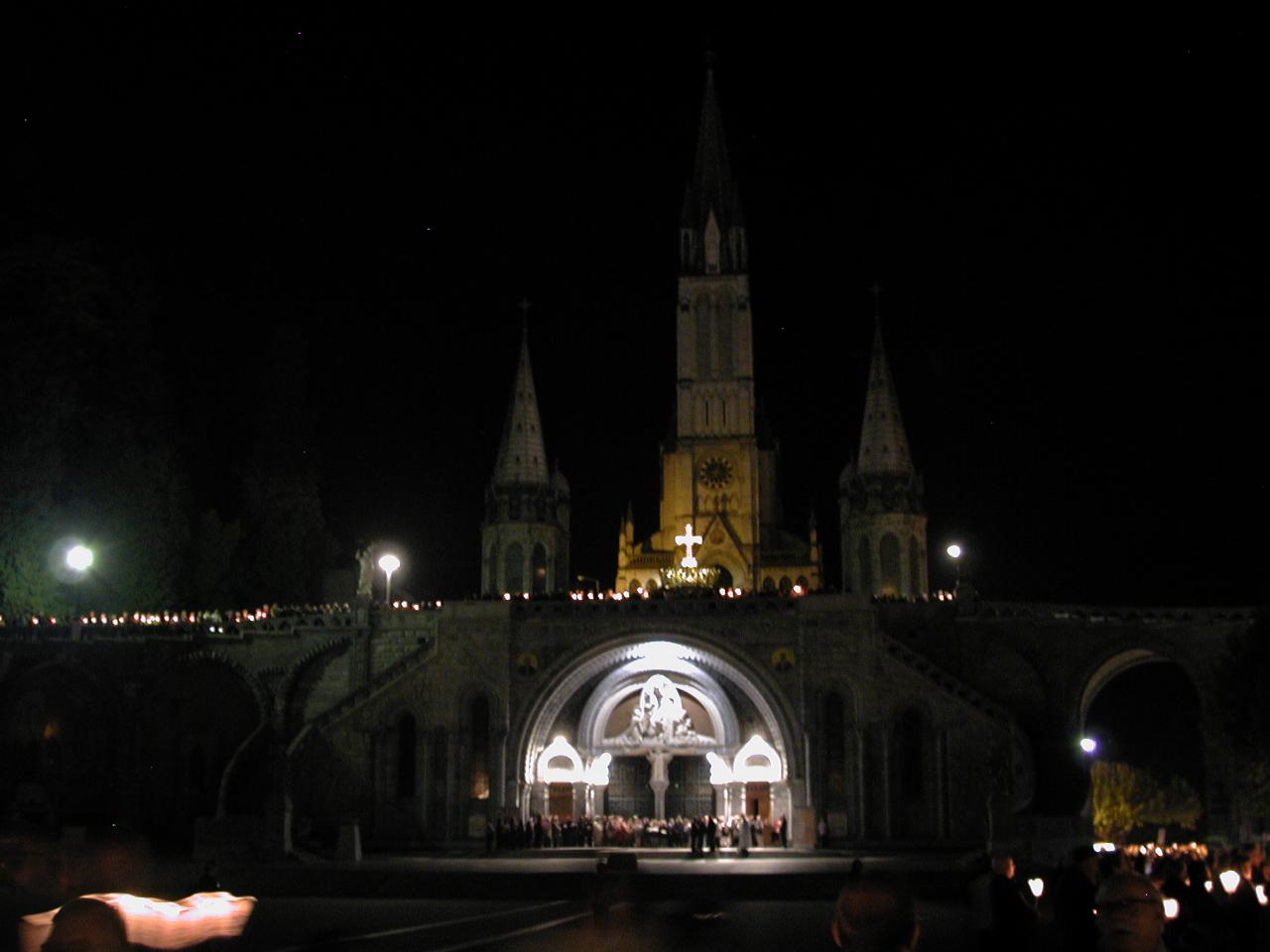 Lourdes Cathedral (lower section)