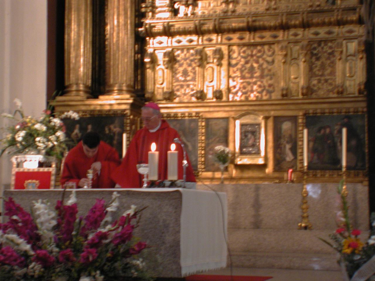 Mass at Avila in the Church of Santa Teresa