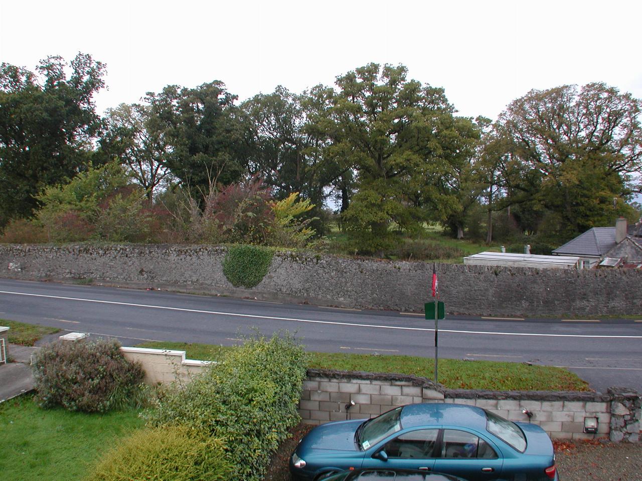 View from my bedroom in Adare - a private home across street!