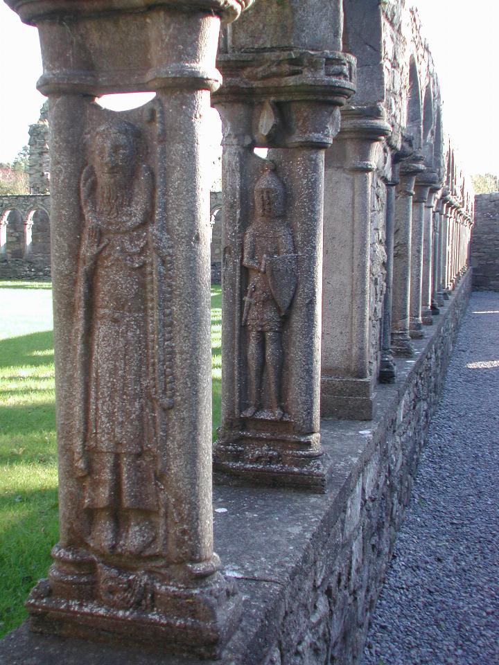 Jerpoint Abbey, near Thomastown, Co. Kilkenny - cloisters