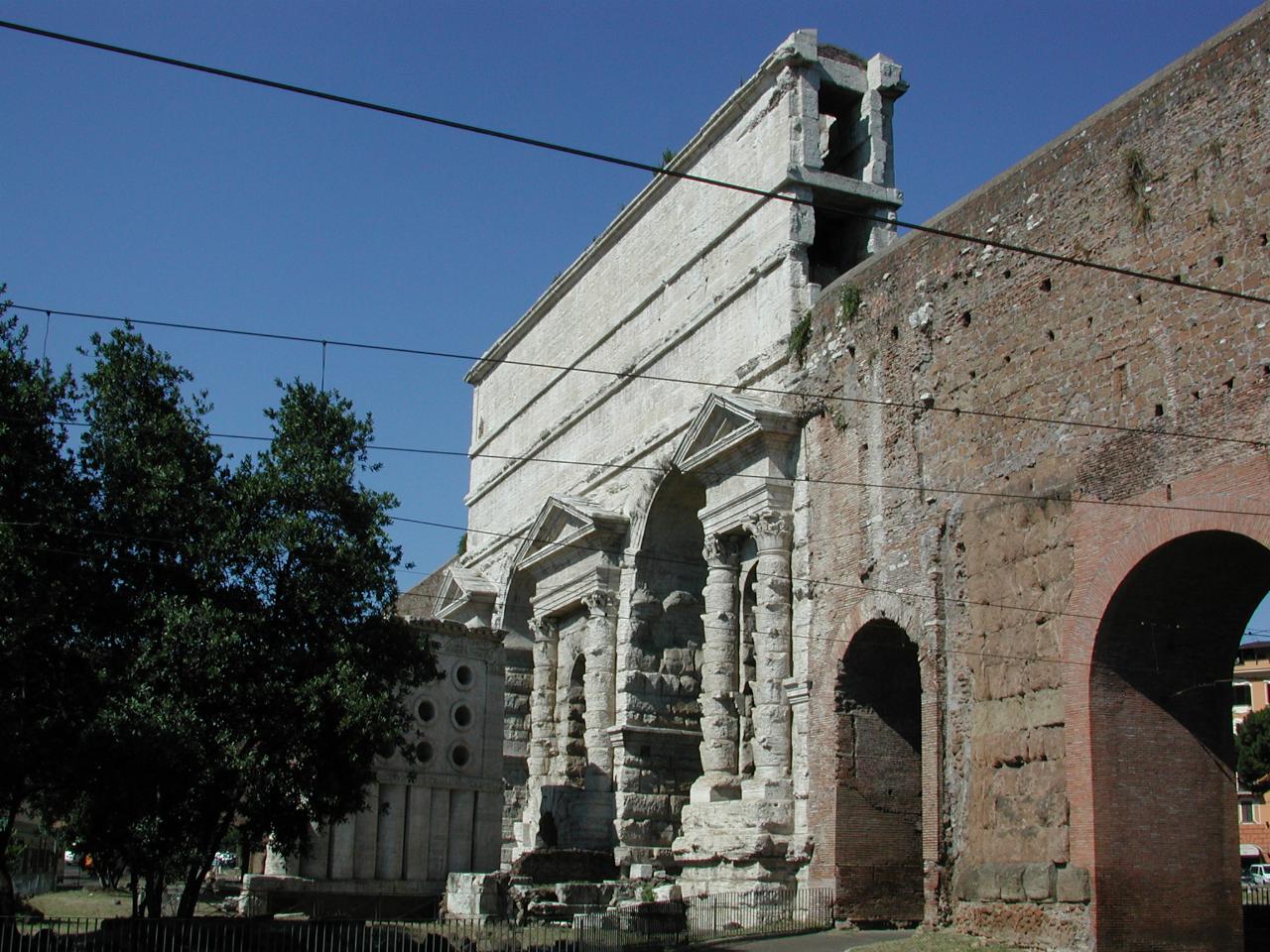 Porta Maggiore at Piazza Di Porta Maggiore