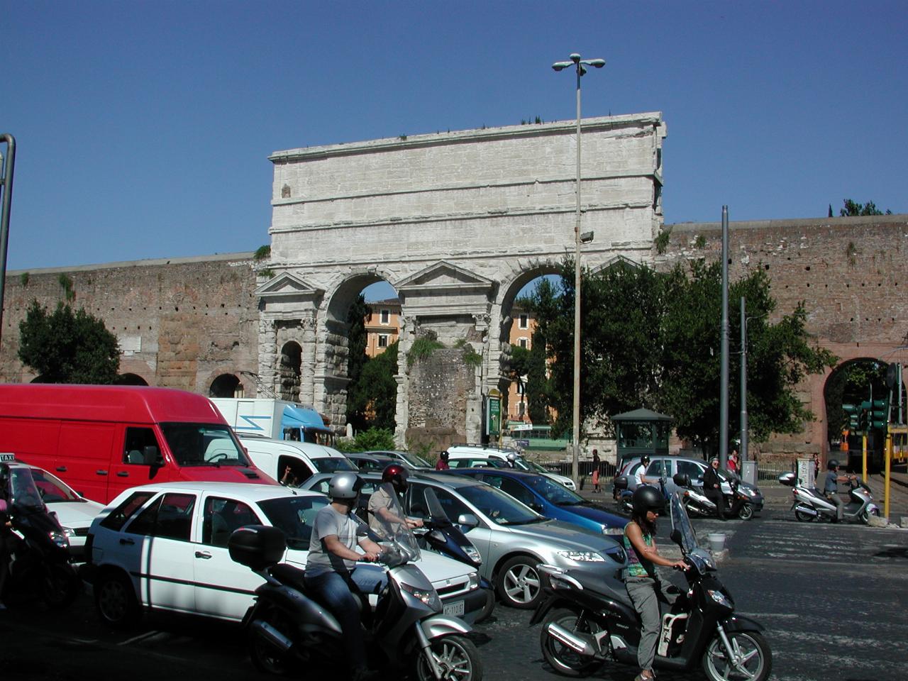 Porta Maggiore at Piazza Di Porta Maggiore