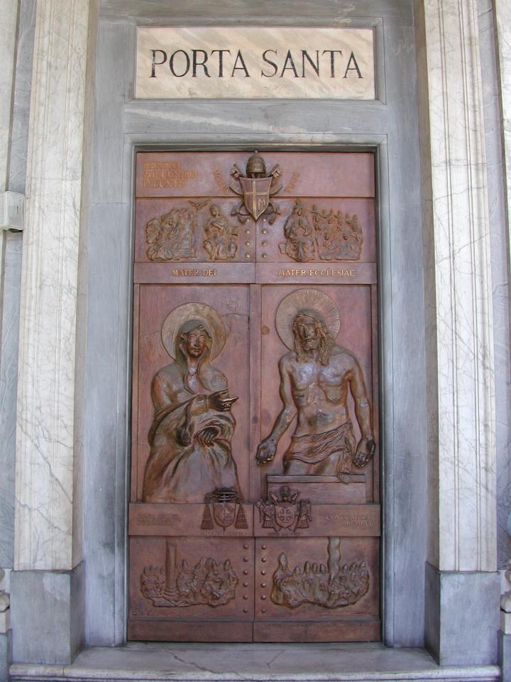 The Holy Door of Basilica of St. Maria Maggiore
