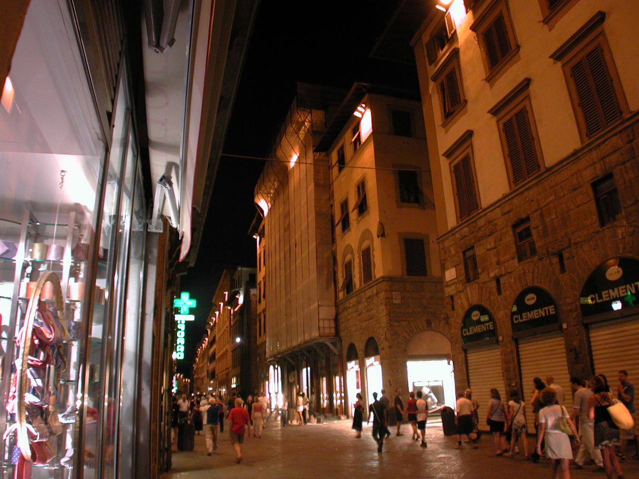 Via Calzaiuoli leading from Piazza della Signoria towards Duomo