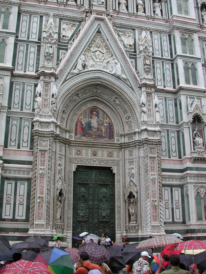 Detail of front of Duomo