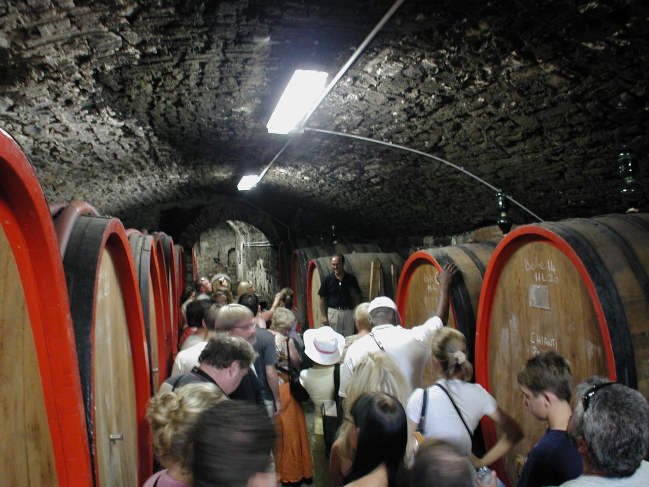 Cellar of Castello del Trebbio