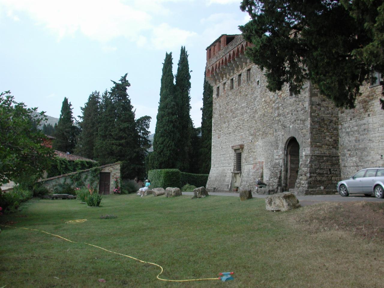 Castello del Trebbio, with gardens and store (left hand side)