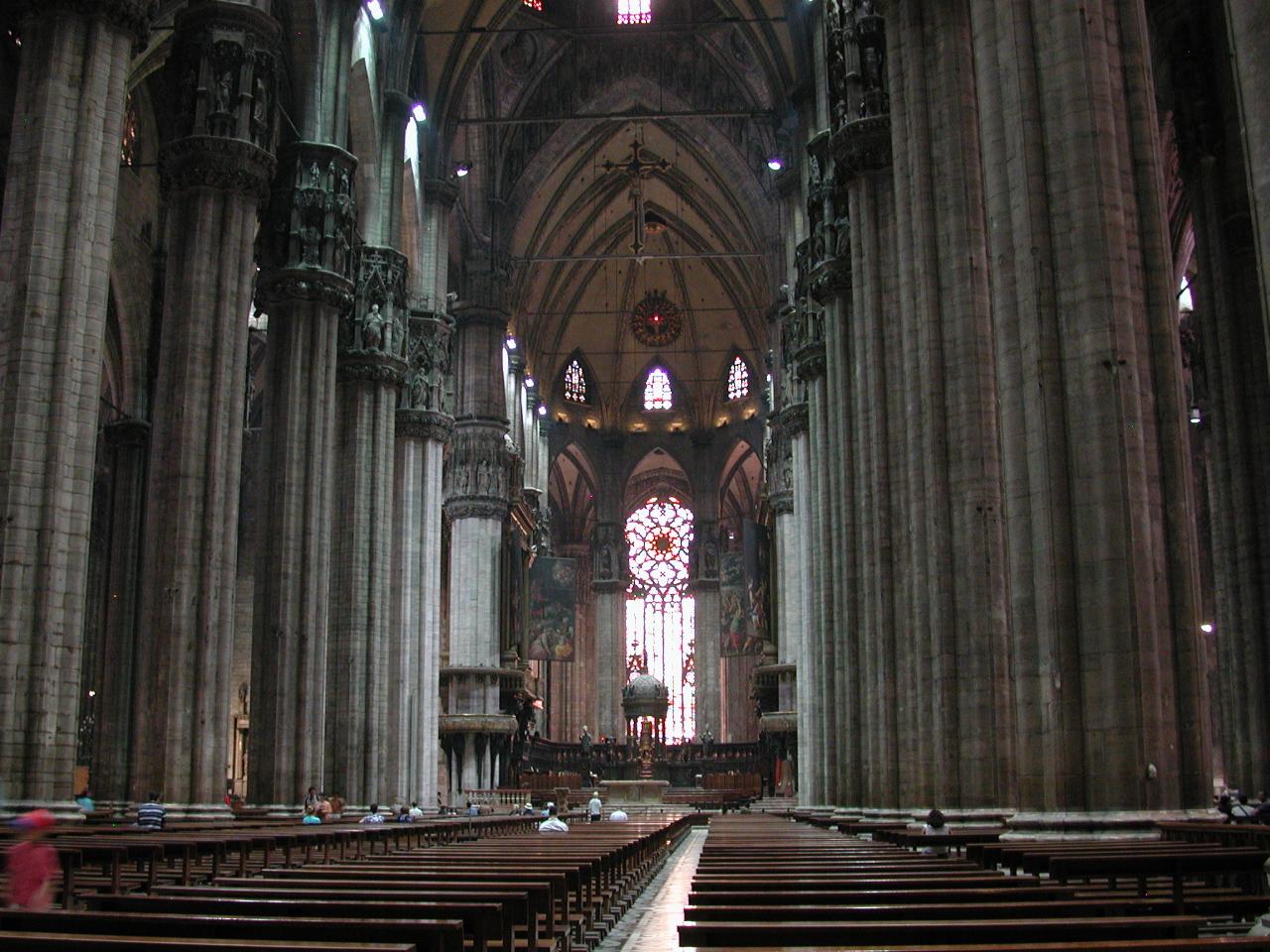 Inside Milan's Duomo