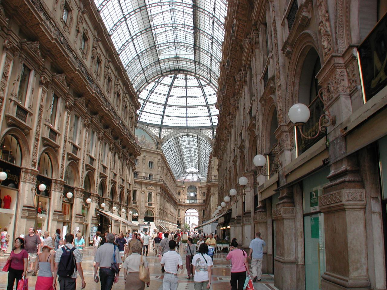 Milan's Vittoria Emmanuele II Galleria
