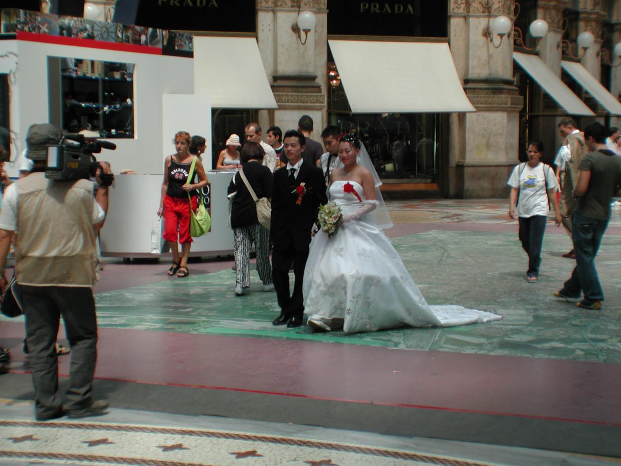 Some sort of Asian wedding holiday,  complete with video recording