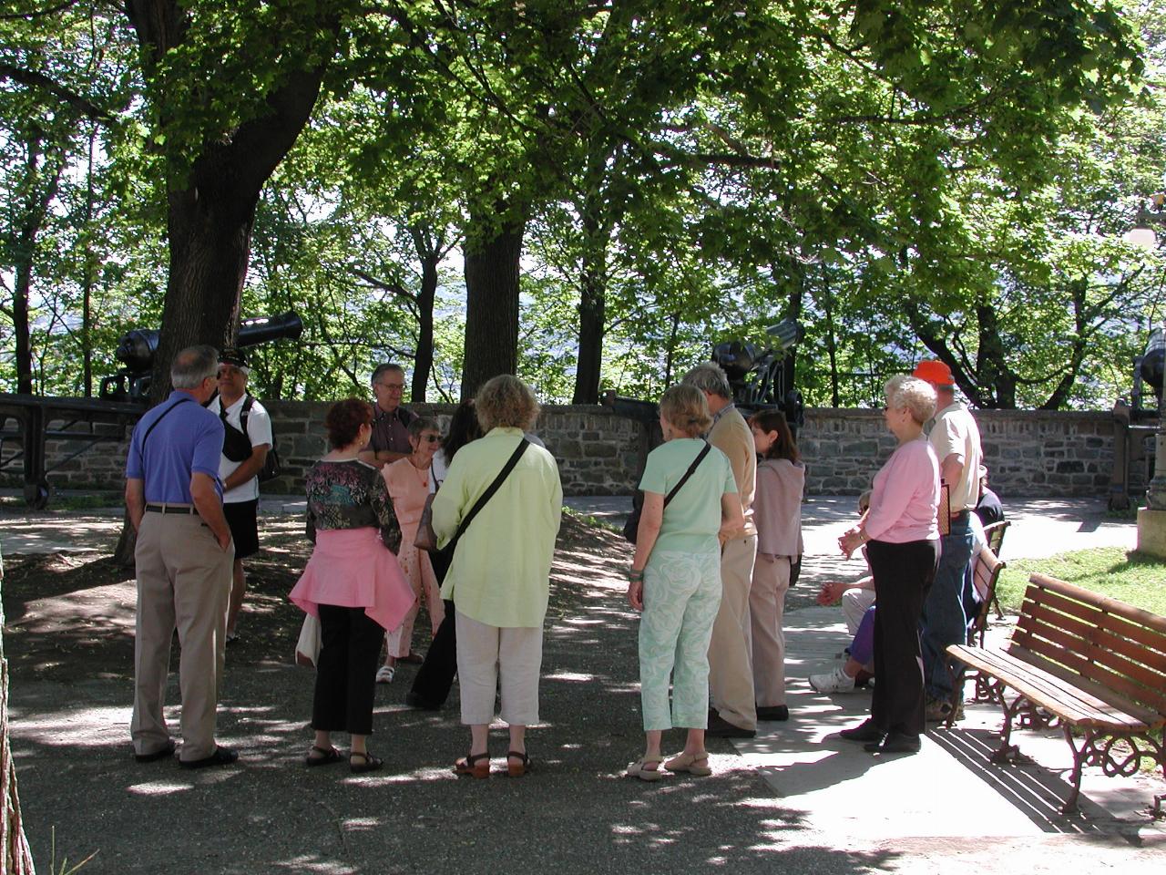 KPLU Tour Group in Montmorency Park, Quebec City