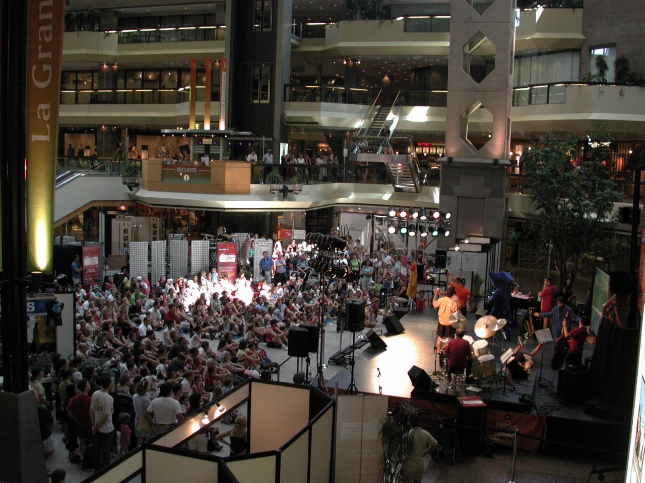 Jazz School for youngsters, in Complexe Desjardins (across from Place des Arts)
