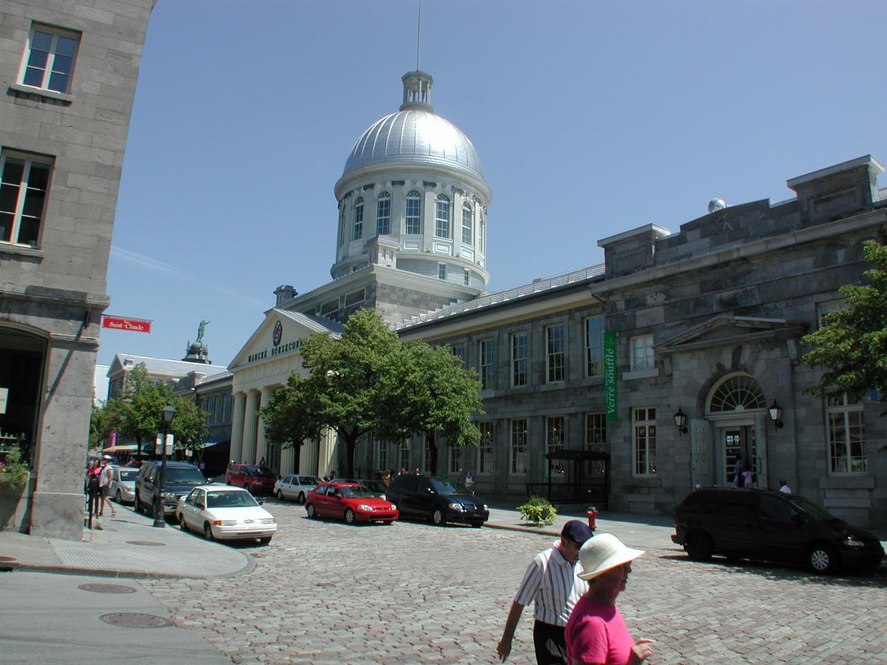 Bonsecours Market, originally a market, now used for exhibitions and craft stores