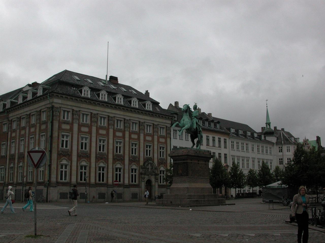 KPLU Viking Jazz: Statue of St. Absalon, founder of Copenhagen in Højbro Plads