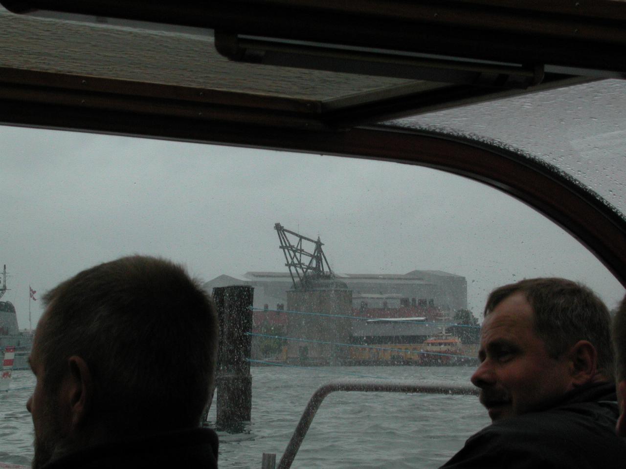 KPLU Viking Jazz: Old Navy crane as seen from tour boat