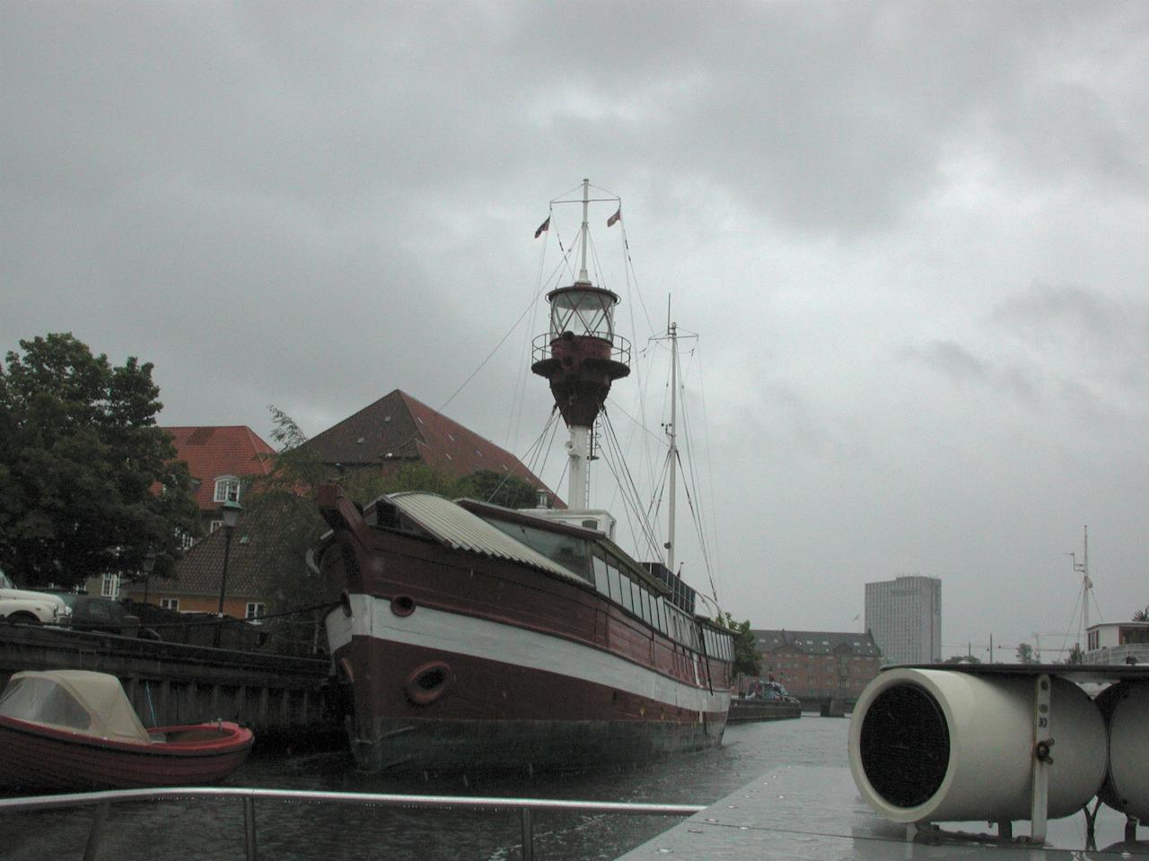 KPLU Viking Jazz: Former lighter turned house boat on Christianhaven Canal