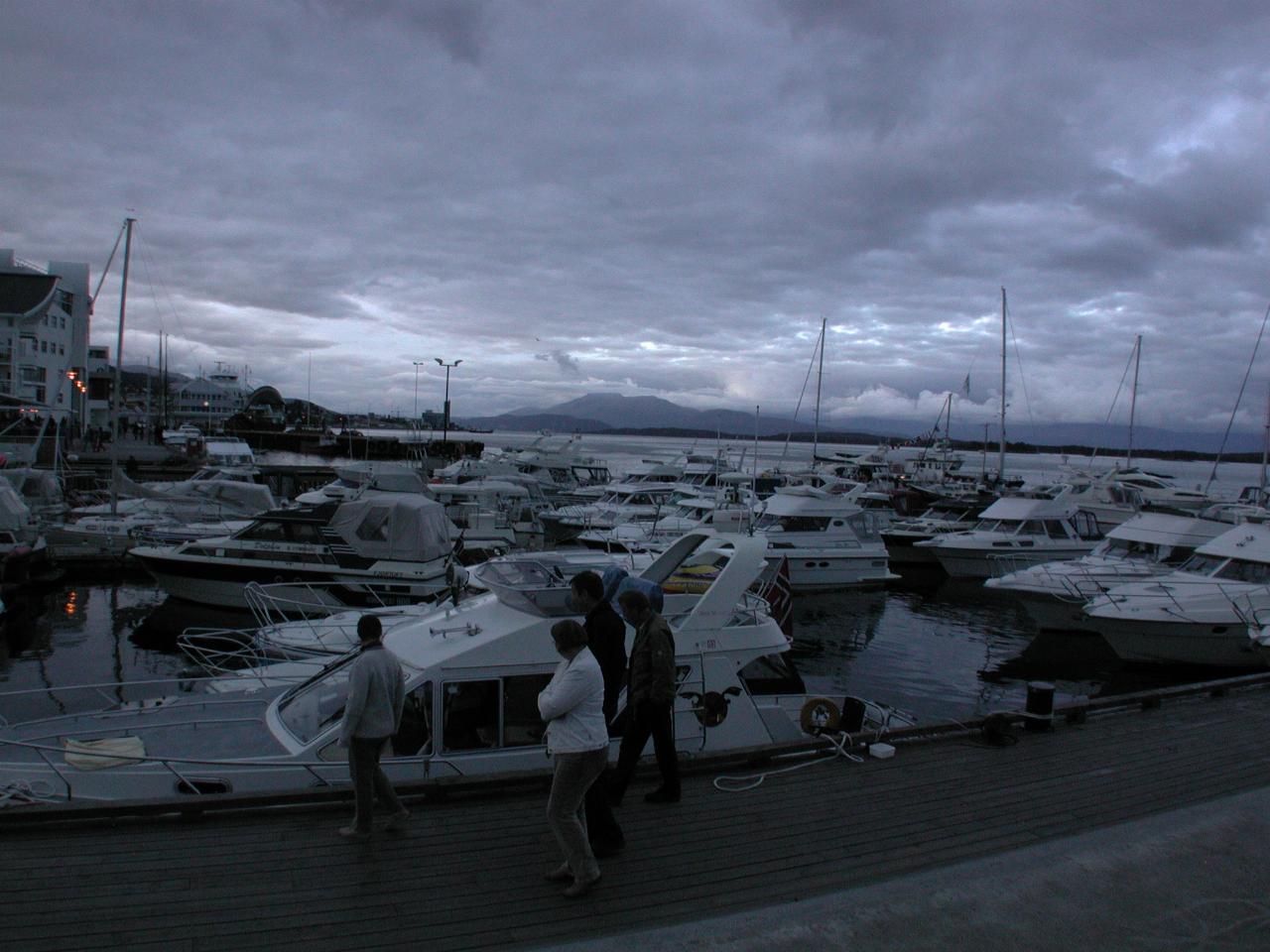 KPLU Viking Jazz: Boats in the yacht basin at Molde