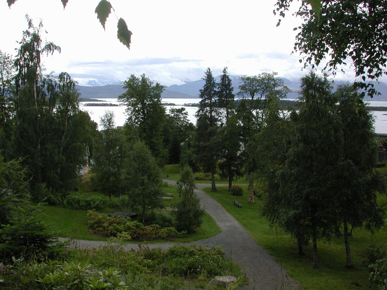 KPLU Viking Jazz: View of fjord from Reknes Park, Molde