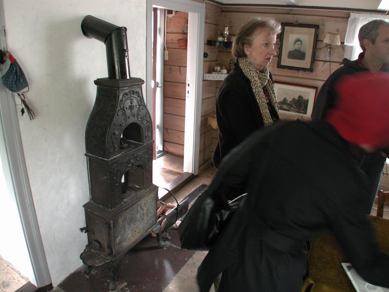 KPLU Viking Jazz: Old stove for heating living room in old home from Molde now in Romsdalmuseet
