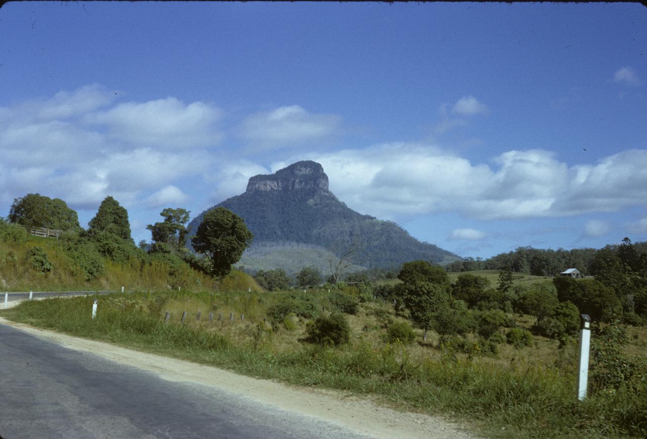 Another, larger volcanic plug seen from across road