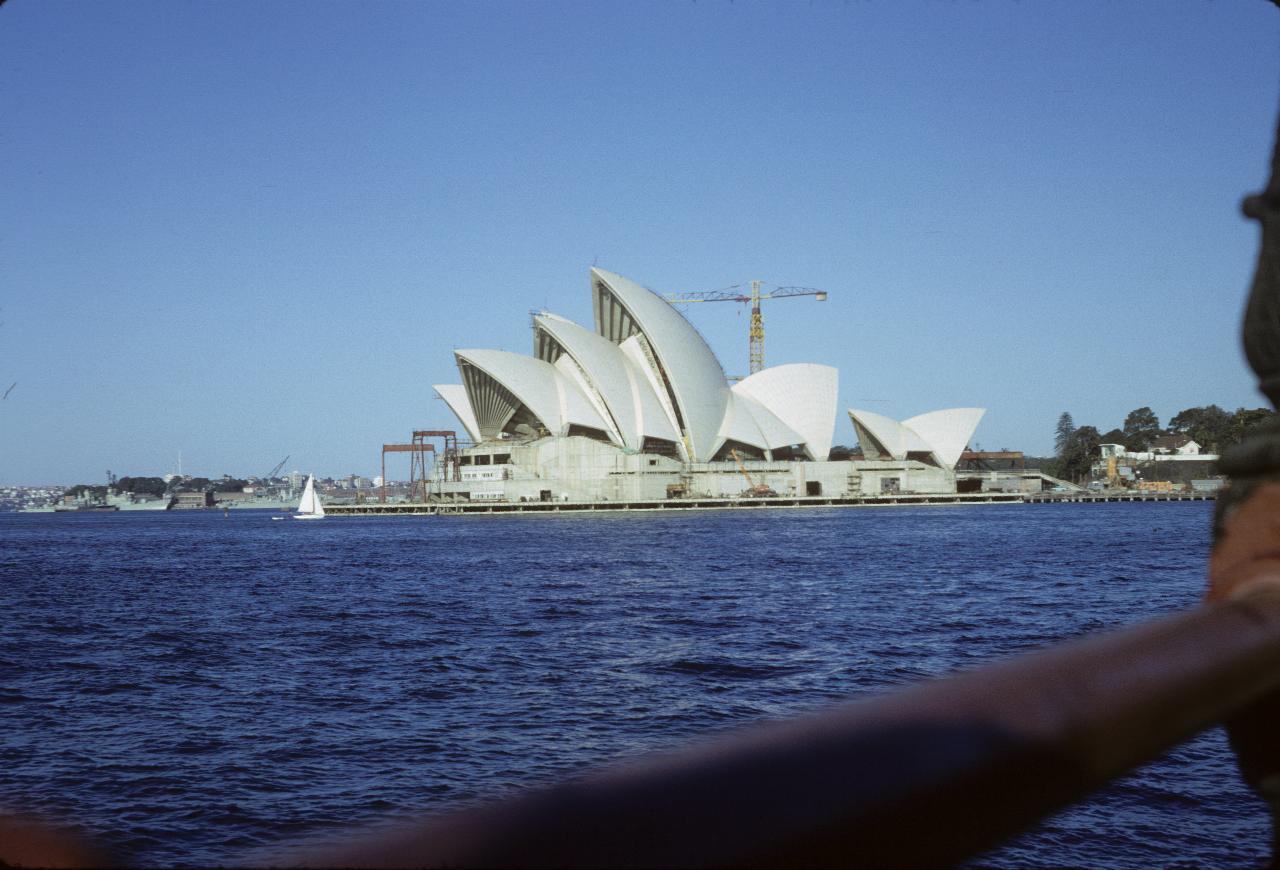 Opera House under construction viewed from north west