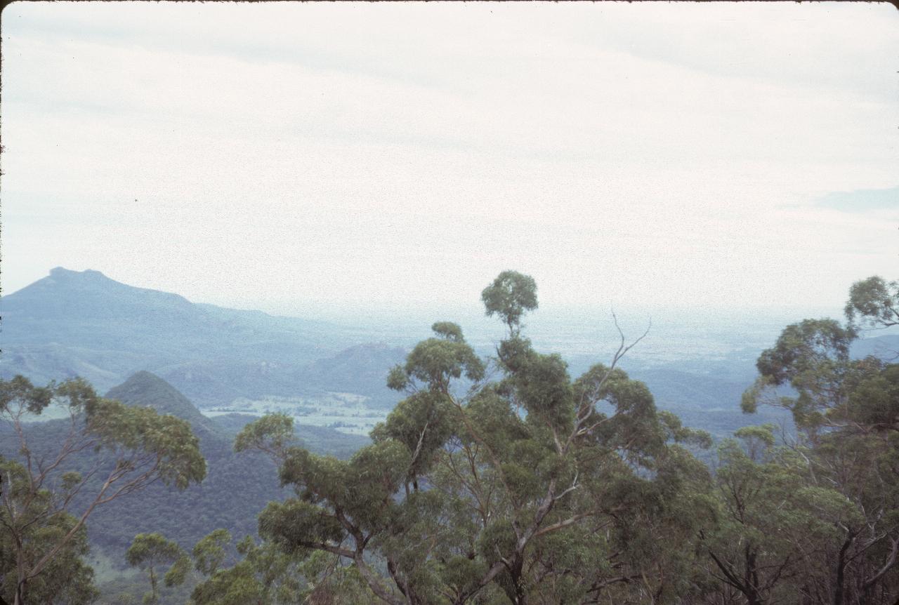 Looking over plains to the distance, and a few small peaks