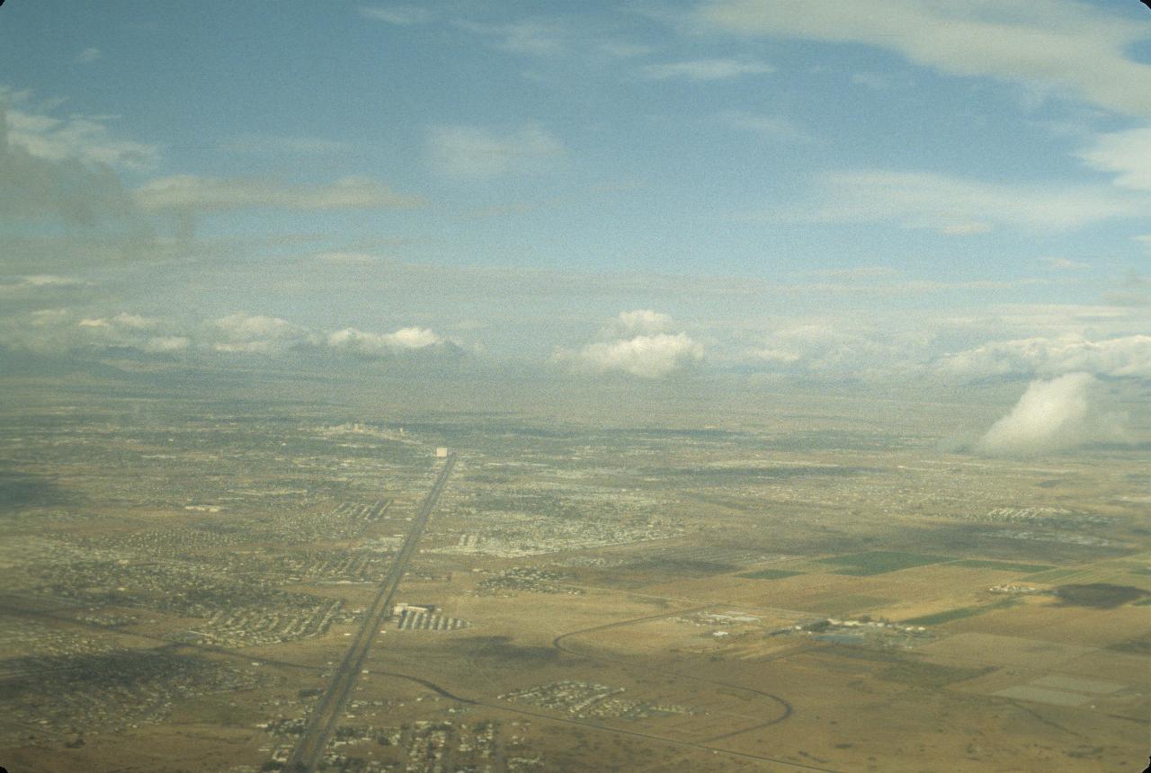 Las Vegas from over Boulder City