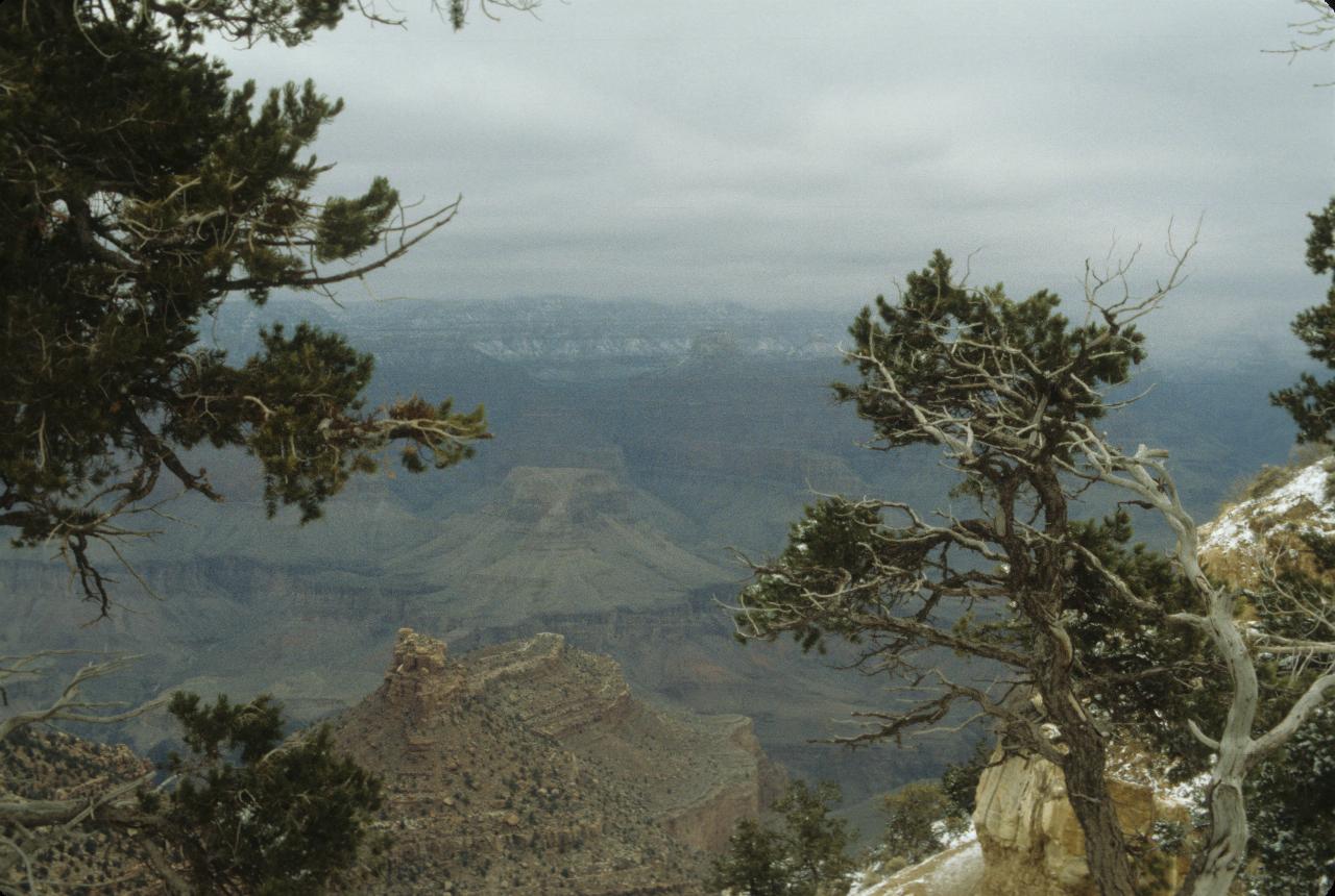 North rim of Grand Canyon, from the south rim