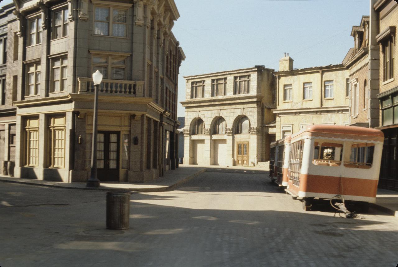 Back lot - various street fronts at Universal Studios, Los Angeles