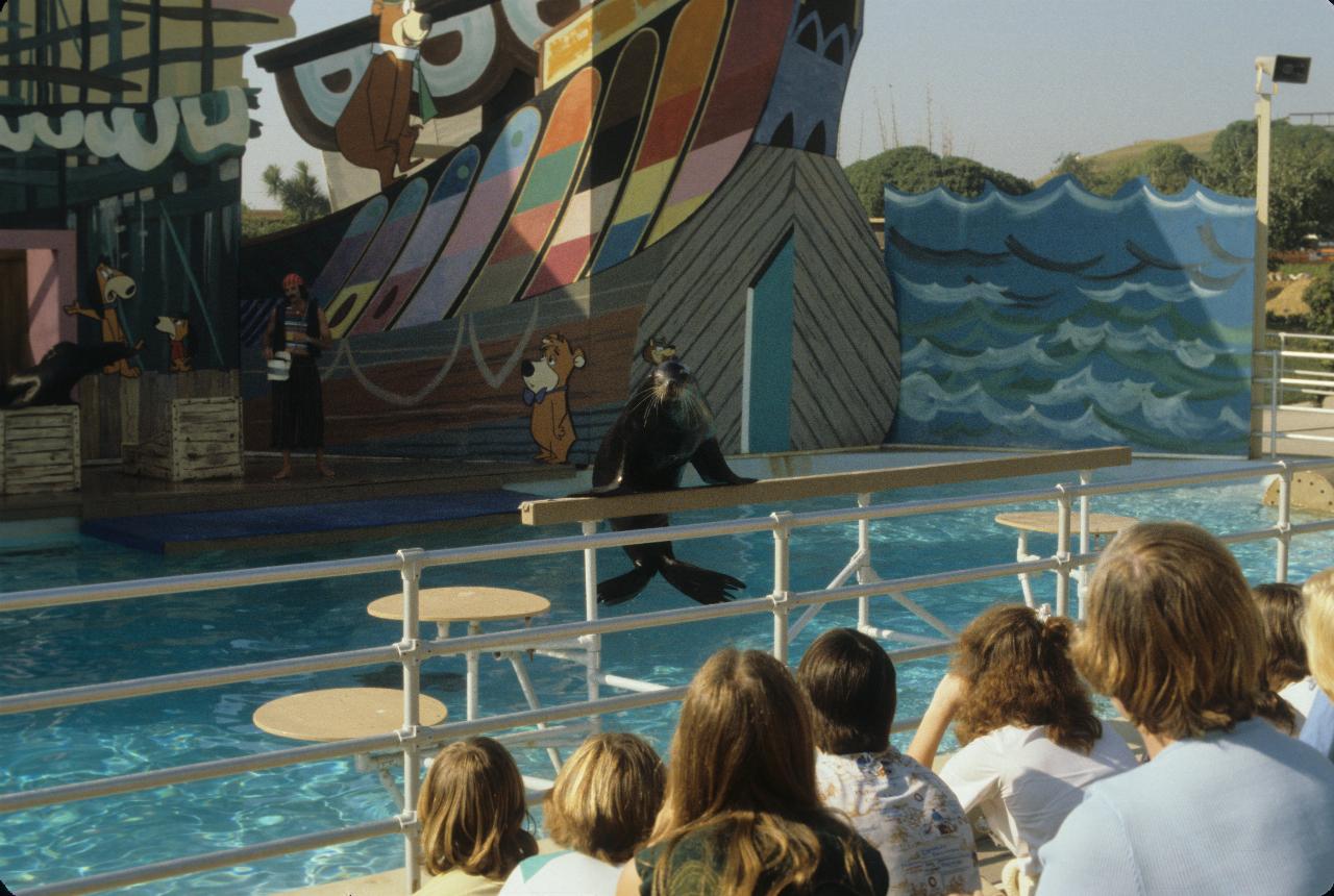 Sea lion show at Marineland, Palos Verdes,  CA