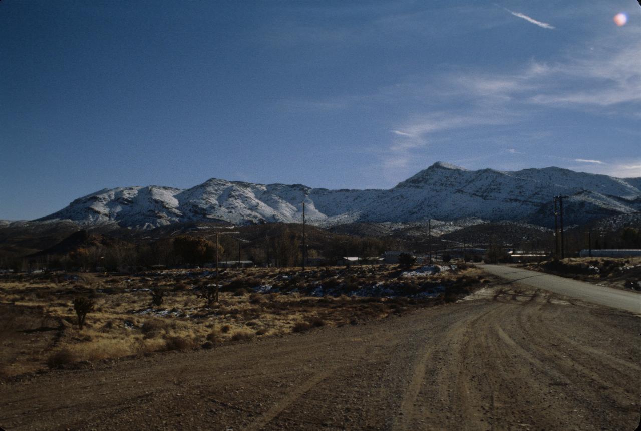 Mountain Pass, California on I15 headed to Los Angeles