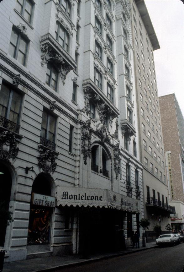 Royal Street entrance to Monteleone Hotel