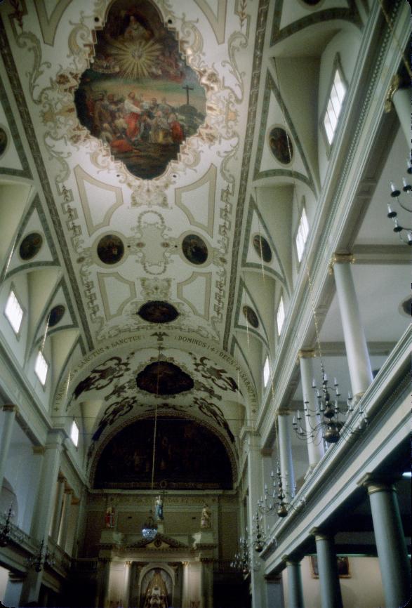 Main body of cathedral viewed from the back of the cathedral