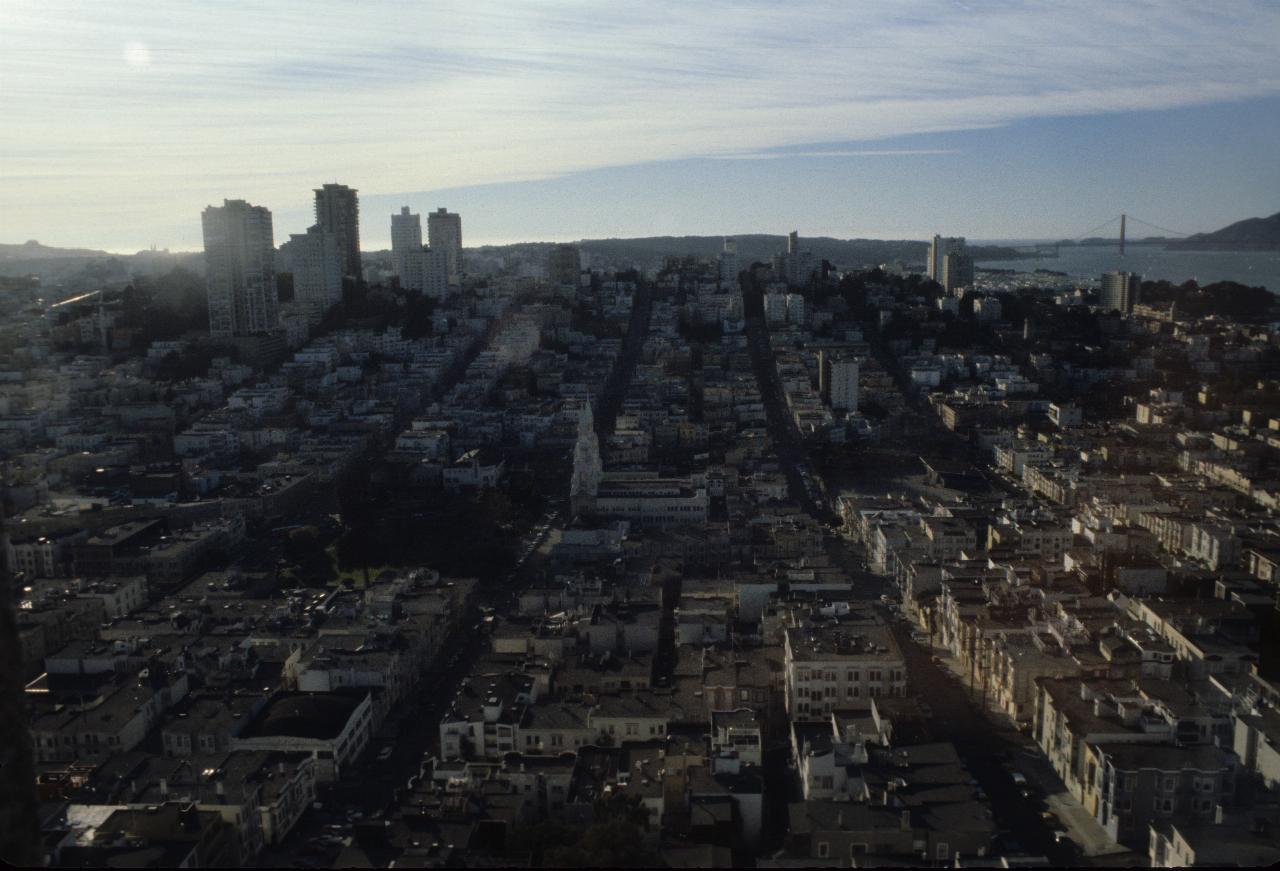 Nob Hill, from Coit Tower, San Francisco