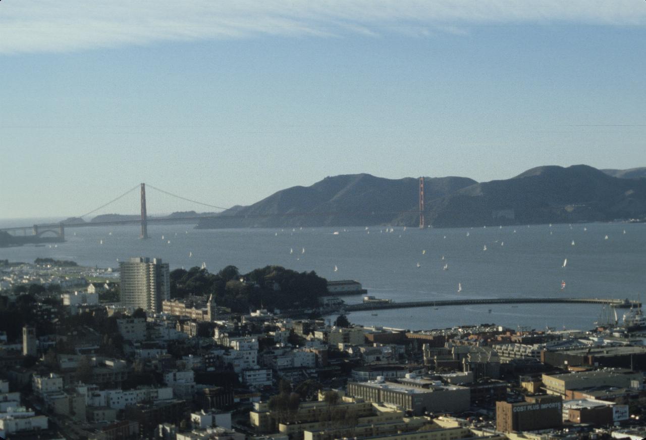 Golden Gate Bridge from Coit Tower