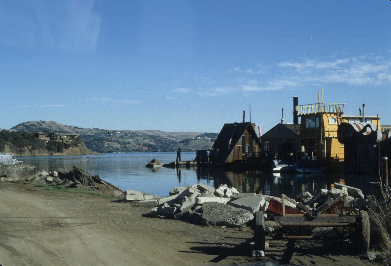 House boats at Sausilito, Marin County, CA