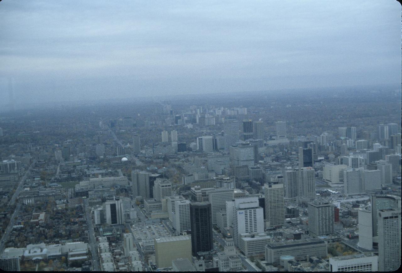 North Toronto from the CN Tower