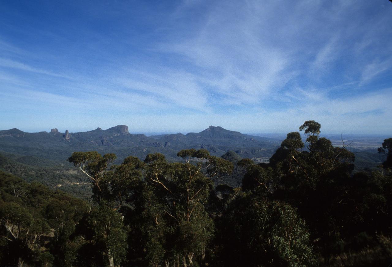 Warrumbunhles from Siding Springs Observatory