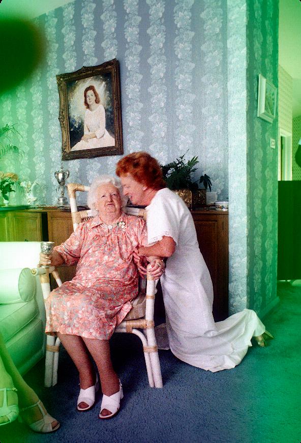 Mother and Daughter - Maude Akers and Patty Large (Bert's sister)